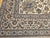 Vintage Exceptionally Fine Persian Nain Area Rug, Hand-Knotted Wool & Silk, Floral Pattern, 7x11, Ivory & Blue For Sale - Image 4 of 18