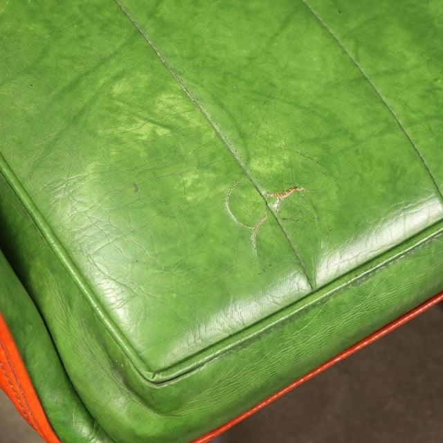 Vintage Swivel Chairs in Aluminium & Leatherette, 1960s, Set of 3 For Sale - Image 9 of 12