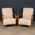 This elegant pair of lounge chairs is designed by Jindřich Halabala, one of the most influential figures of early 20th-...