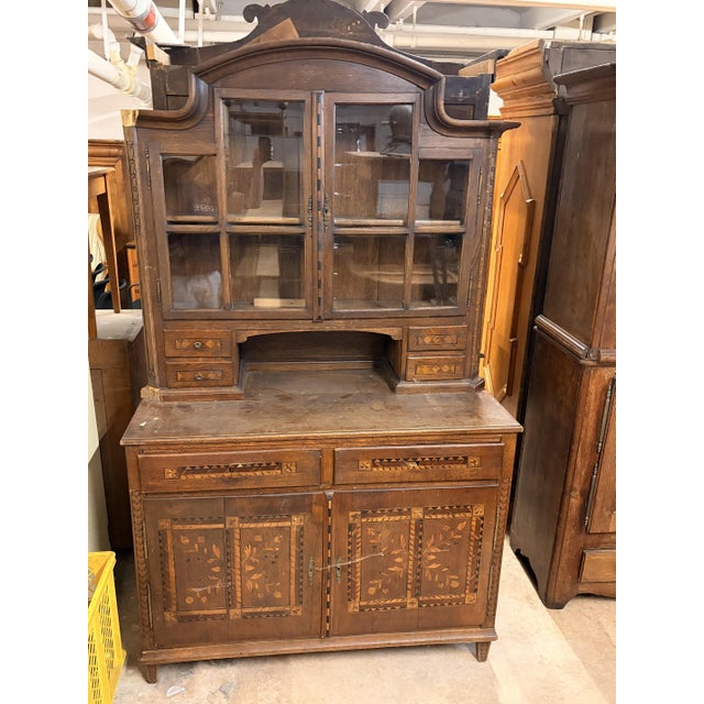Louis XVI Oak Hutch, 1740 For Sale - Image 4 of 4