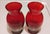 Vintage 1938-1960 Anchor Hocking Royal Ruby glass floral vases. This is the 6” flared floral vase which features a deep...