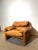 Brown Maralunga Leather Lounge Chair by Vico Magistretti for Cassina For Sale - Image 8 of 8