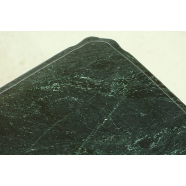 Chippendale Marble Top Ball & Claw Mahogany Mixing Occasional Table For Sale - Image 3 of 10