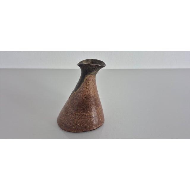 Small ceramic vase by Luise Duncker from the 1960s. This piece has an attribution mark, I am sure that it is completely...