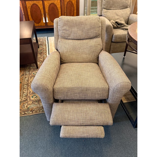 Flexsteel Flexsteel Belle Power Recliner, Granite For Sale - Image 4 of 11