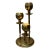 Vintage 3-Tiered Mid-Century Modern Sputnik Brass Table Lamp For Sale