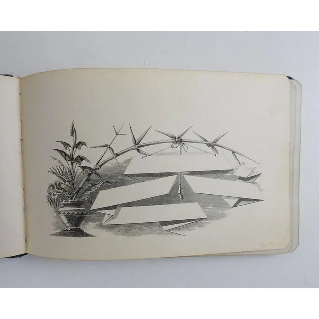 Antique 1878 Aesthetic Movement Autograph Album Book For Sale - Image 10 of 12