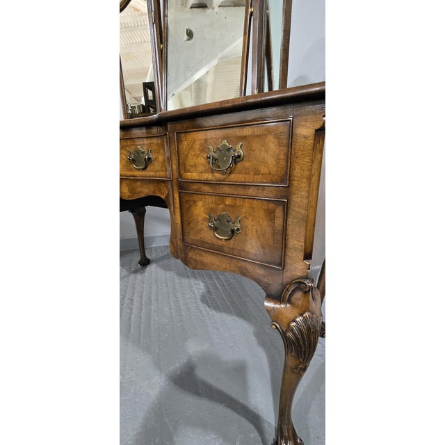 1920s Queen Anne Dressing Table, 1920s For Sale - Image 5 of 16