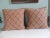 Textile Vintage Brown Woven African Square Decorative Pillows - Set of 2 For Sale - Image 7 of 8