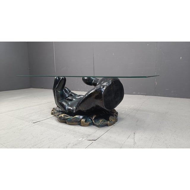 Hand-Shaped Coffee Table, 1980s For Sale - Image 10 of 11