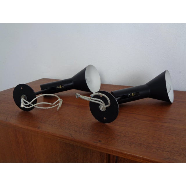 Early Visor Wall Lamps by Arne Jacobsen for Louis Poulsen, Denmark, 1950s, Set of 3 For Sale - Image 16 of 18