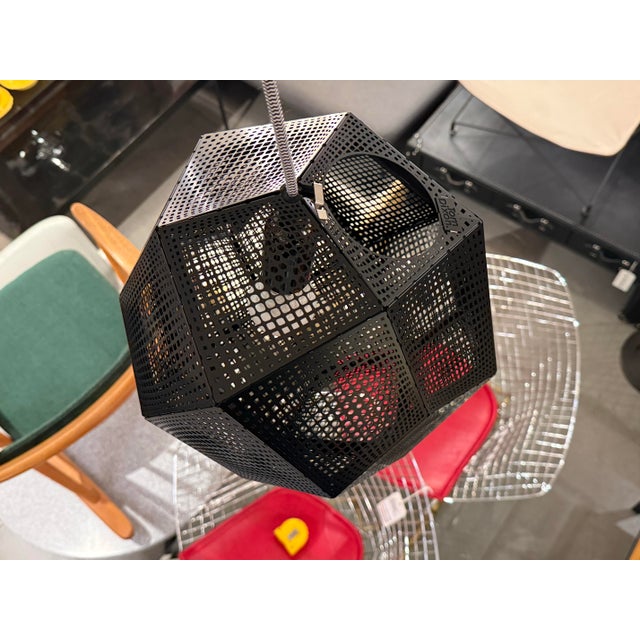 Tom Dixon Black Etch Pendant Light For Sale In San Francisco - Image 6 of 13