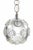 Vintage Chromed Metal and Glass Pendant Lamp by Oscar Torlasco, 1970s For Sale - Image 6 of 8