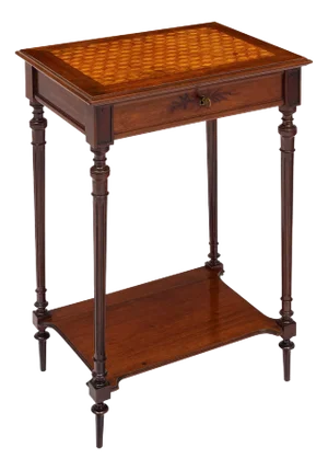 French Louis XVI Embroidery Table Ou “Table Travailleuse”