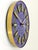 Metal Modern German Blue Mosaic Wall Clock, 1950s For Sale - Image 7 of 18