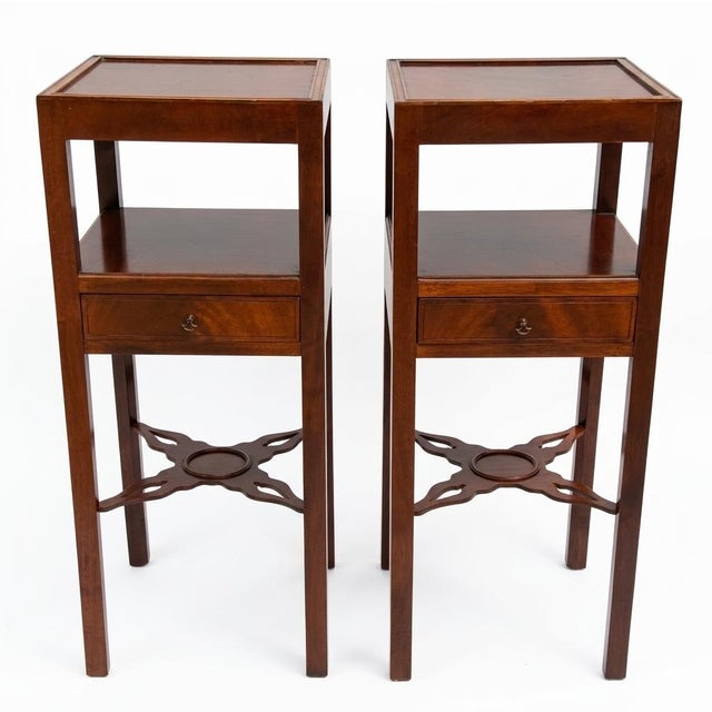 Pair George III Flame Mahogany Side Tables For Sale - Image 11 of 11