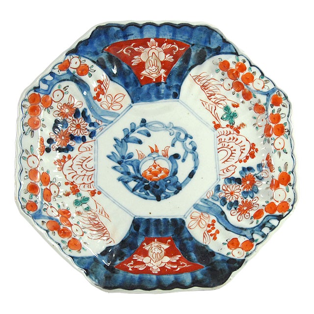 Imari Handpainted Japan Dish, 1890s For Sale