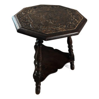 Antique English Oak Table For Sale