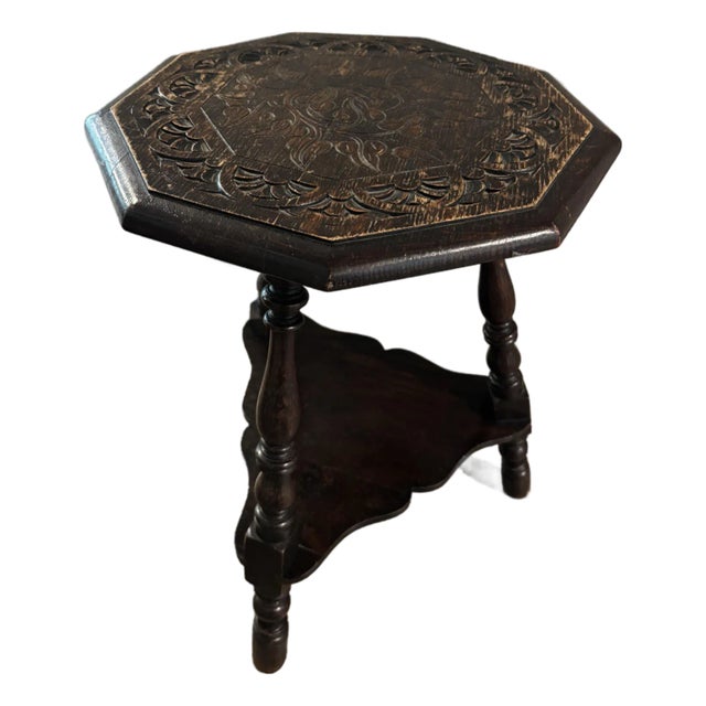 Antique English Oak Table For Sale