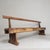 Pine Bench with Backrest, 1950s For Sale - Image 16 of 18