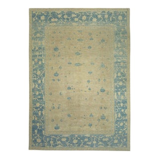 Turkish Oushak Rug 9'7" x 13'5" #18670 For Sale