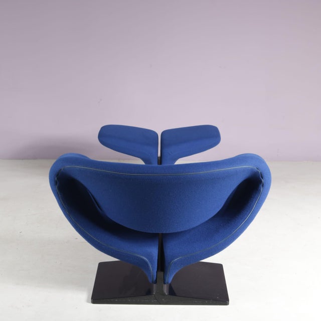 Set of Dutch Ribbon Chair with Ottoman by Pierre Paulin for Artifort, 1970 For Sale - Image 13 of 15