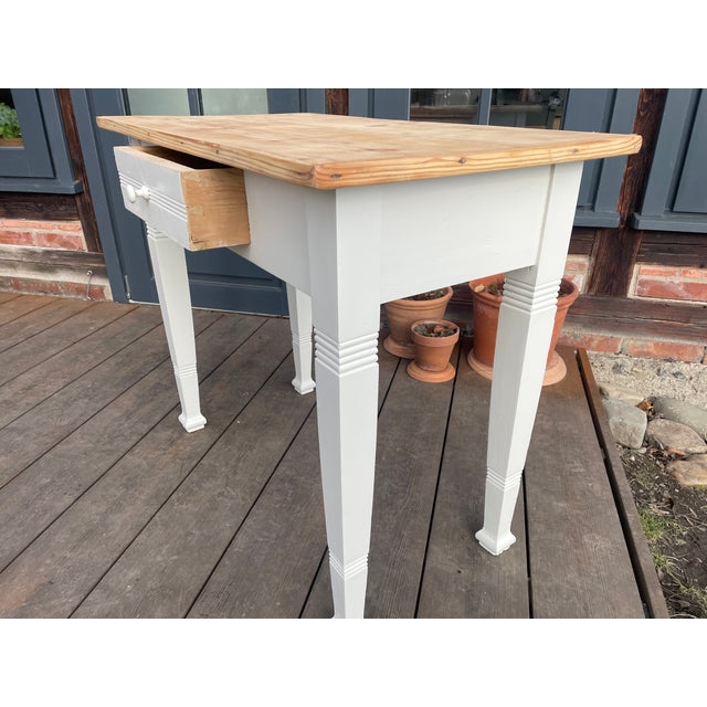 Antique Table in Fir, 1890s For Sale - Image 5 of 18