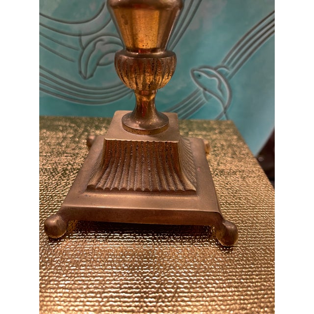 Gorgeous Mid Century Pineapple Compote and matching candlesticks Beautiful pieces from the past. As of date of listing...