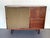 Great vintage condition with normal trace of age and use for this wood sideboard designed by George Coslin for 3V...