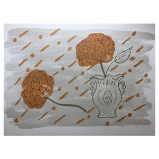 Maria Girona, Hydrangeas, 1992, Lithograph For Sale
