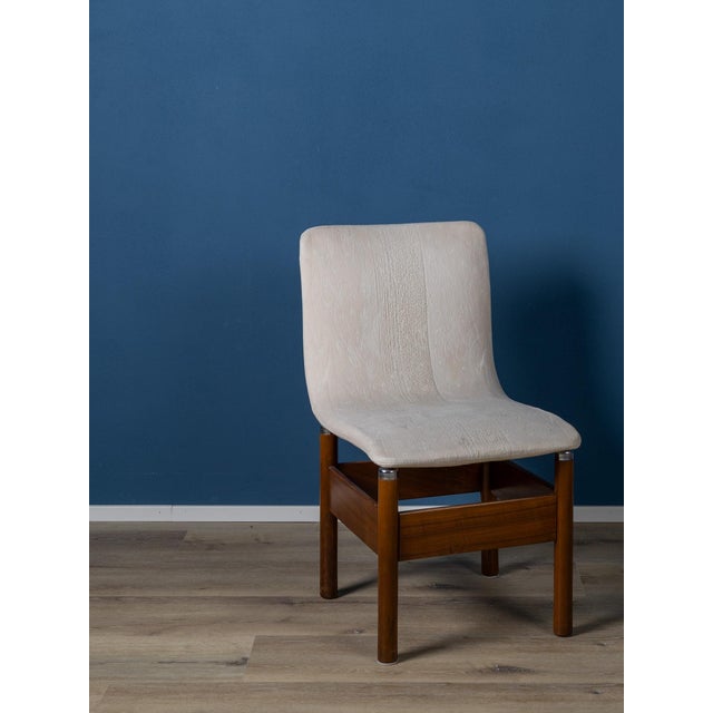 Metal Vintage Chairs in Wood and Metal by Vittorio Introini for Saporiti, Italy, 1960s, Set of 4 For Sale - Image 7 of 9