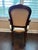 French Vintage French Louis XV Style Carved Walnut Fauteuil With Pastoral Tapestry Upholstery For Sale - Image 3 of 8