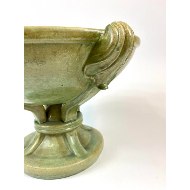 1990s Celadon Crackleware Bowl For Sale - Image 4 of 6