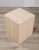 Stone Post-Modern Travertine Cube Side Tables For Sale - Image 7 of 10