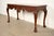 Baker Furniture Georgian Carved Mahogany Console or Sofa Table, Newly Refinished For Sale - Image 16 of 16
