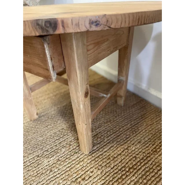 Coffee Table with Drawer in Oak For Sale - Image 6 of 12