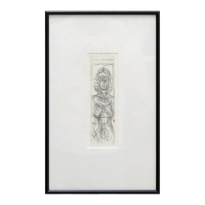 Alberto Giacometti ‘Annette De Face’ Etching, 1955