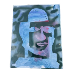 “Space Man” Original Expressionist Painting by John David O’Shaunessy