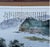 Mid 20th Century Monumental Chinese 6 Panel Hand-Painted Landscape Screen W/ Cranes & Calligraphy For Sale - Image 11 of 18