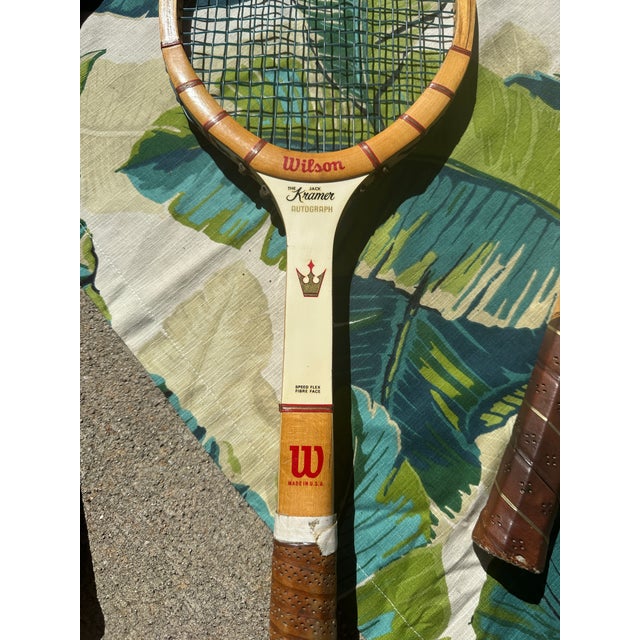 Up for consideration is a beautiful vintage collection of Wilson wooden tennis rackets including: Wilson Chris Evert...