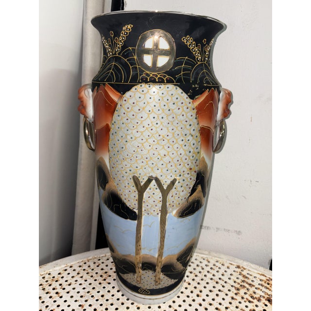 Late 19th Century Antique Japanese Vase, 1890s For Sale - Image 5 of 8