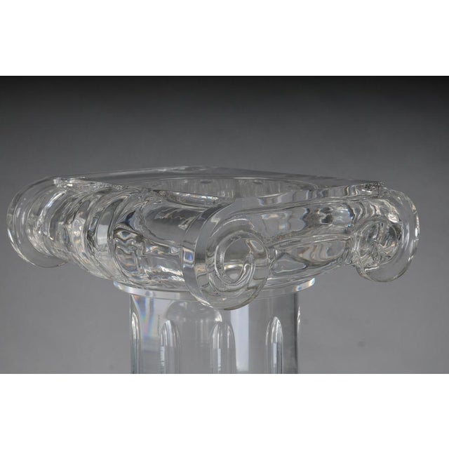 Hollywood Regency Style Acrylic Column For Sale - Image 9 of 18