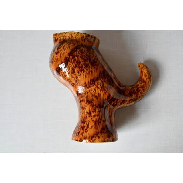 Zoomorphic Ceramic Vase from Accolay, 1960s For Sale - Image 11 of 12
