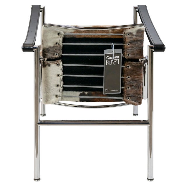 Animal Skin Vintage LC1 Chair by Le Corbusier for Cassina For Sale - Image 7 of 10
