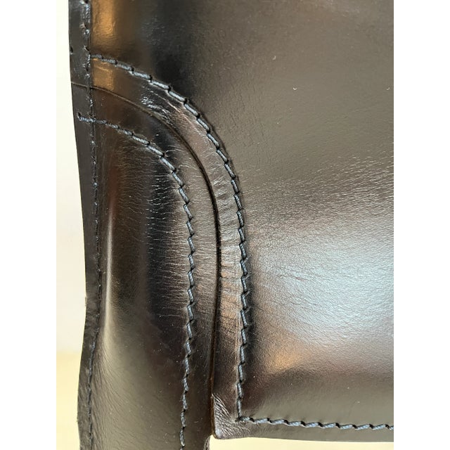 Cassina Cab 412 Chairs attributed to Mario Bellini for Cassina, Set of 6 For Sale - Image 4 of 10