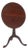 Antique Queen Anne Mahogany Dish Top Tilt Top Table With Bird Cage C1780 For Sale