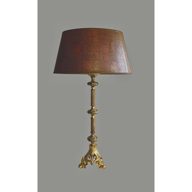 Early 20th Century Renaissance French Table Lamp, 1890s For Sale - Image 9 of 15