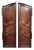 Louis XV Molded Doors in Walnut, Set of 2 For Sale