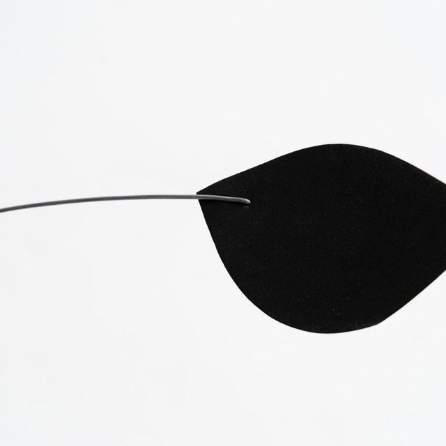 Unknown, Enchanting Dynamics: Iron and Foam Kinetic Sculpture Black in Play, 1990s, Metal For Sale - Image 10 of 16