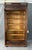 19th Century Solid Mahogany Carved Glass Door Bookcase For Sale - Image 4 of 15